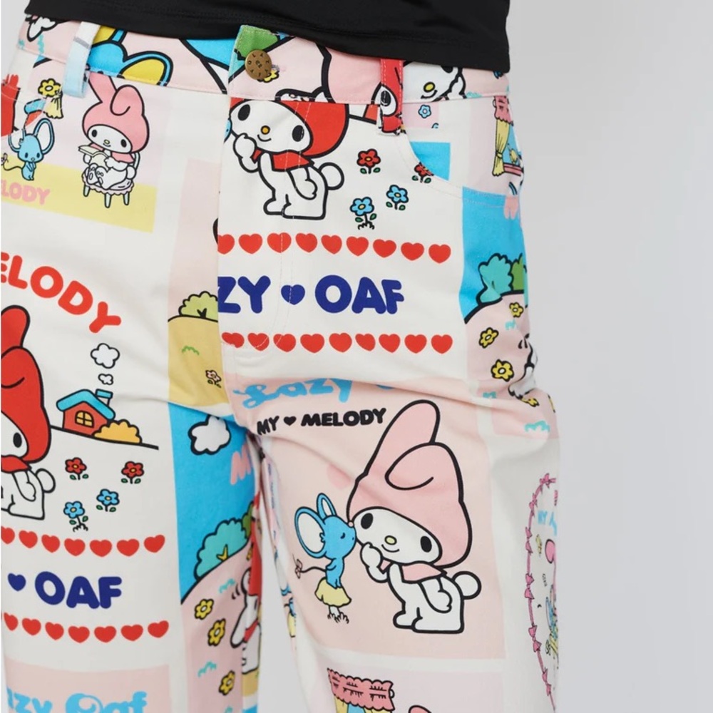Lazy Oaf Sanrio collab My Melody Trousers